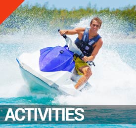 Activities in Panama City Beach on the Visitor's Map