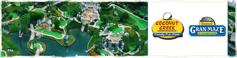 Coconut Creek and Gran Maze in Panama City Beach, Florida