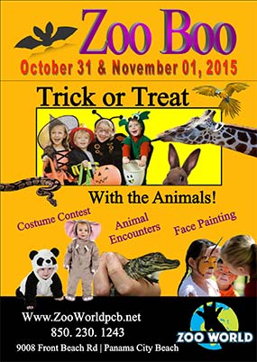 2015 ZooWorld ZooBoo Poster