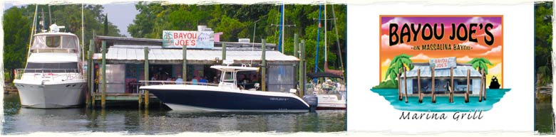 Bayou Joe’s Marina Grill in Panama City