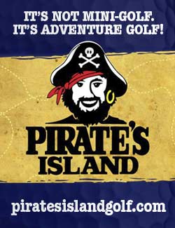 Pirate Island Mini Golf in Panama City Beach, Florida