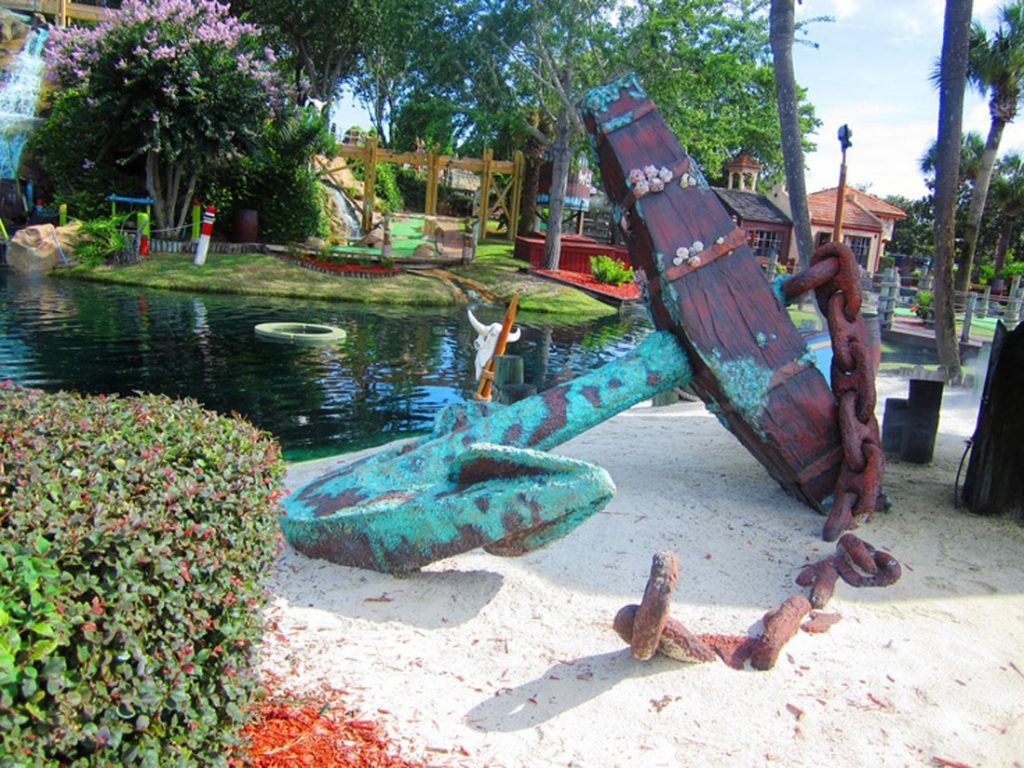 Pirate's Island Adventure Golf miniature golf in Panama City Beach, Florida