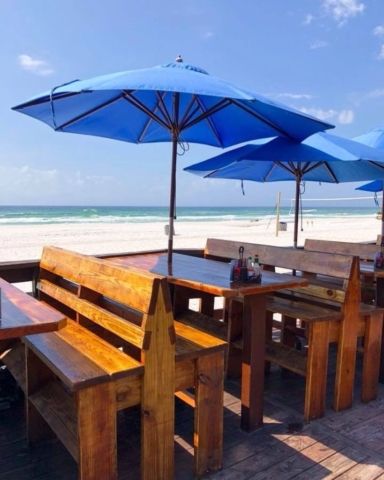 Sharky's Beachfront Restaurant in Panama City Beach, Florida