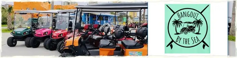 Hangout By The Sea Cart rentals and restaurant in Panama City Beach