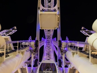 A look up into the PCB Wheel