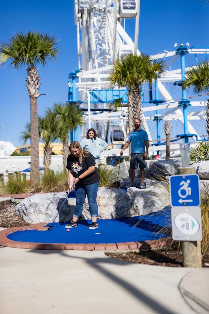 PCB Wheel in Panama City Beach Minigolf at PCB Wheel