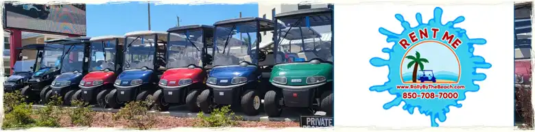 Rally By The Beach Golf Cart Rentals in Panama City Beach, Florida